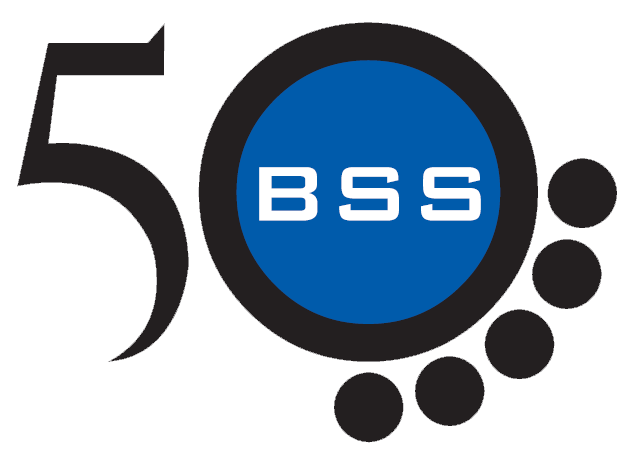 El logotipo del aniversario 50 de BSS  (2012)
